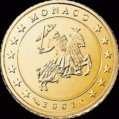 10 Cent UNC Monaco